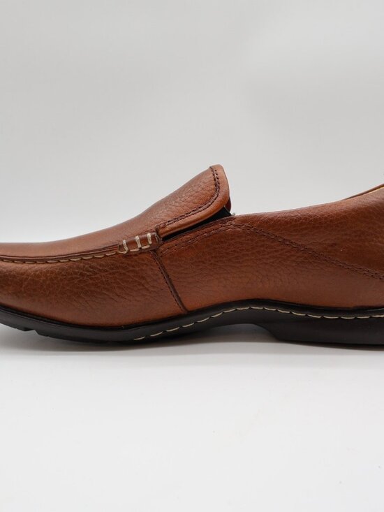 Hush Puppies GT Loafers Mens 9 Red Brown Leather Slip On Moc Toe main image 10